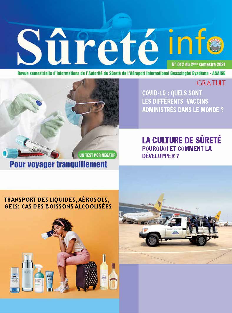 LE NUMERO 012 DE «SURETE INFO» EST DISPONIBLE 